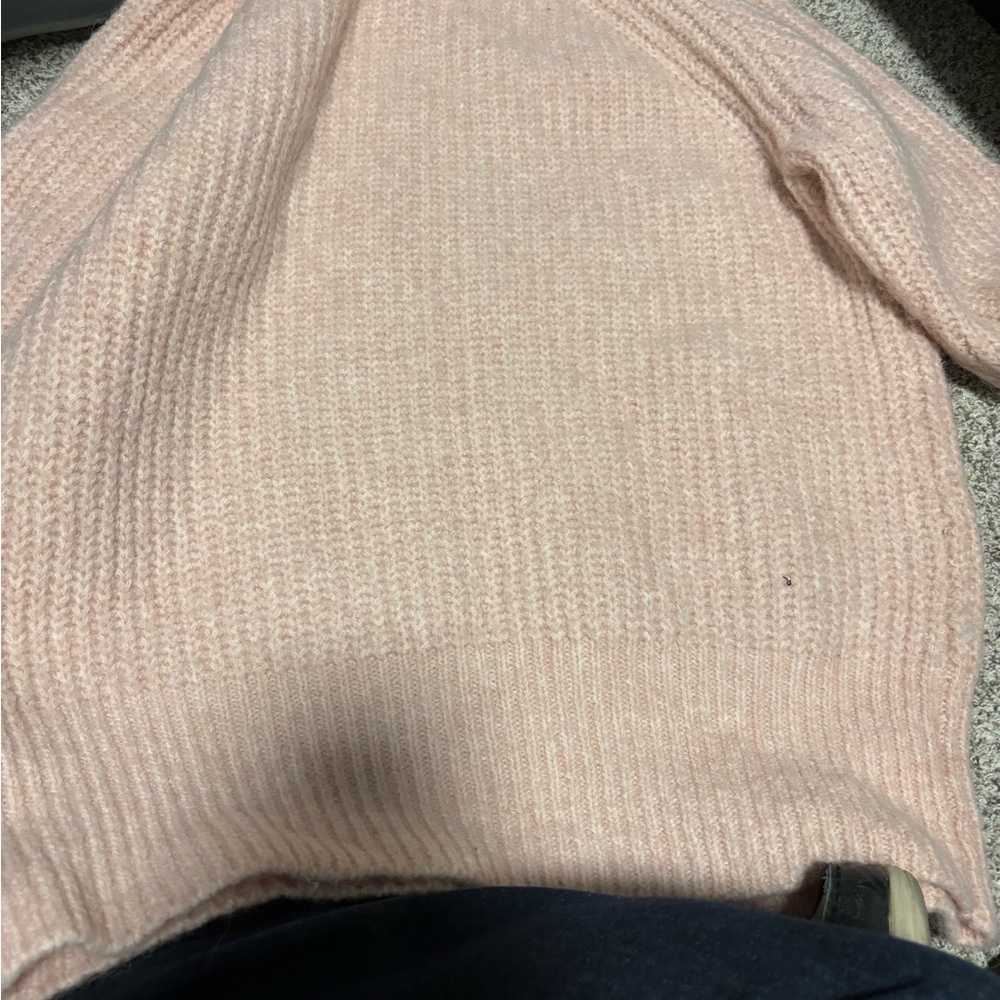 Soft Pink Knit Sweater